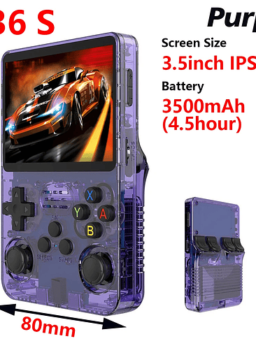 Consola Portatil  R36S 12 Consolas en 1    (sin repeticion de Juegos) 10