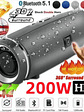 Parlante 200W con Resistencia al agua, Bluetooth 5.1 - Miniatura 1