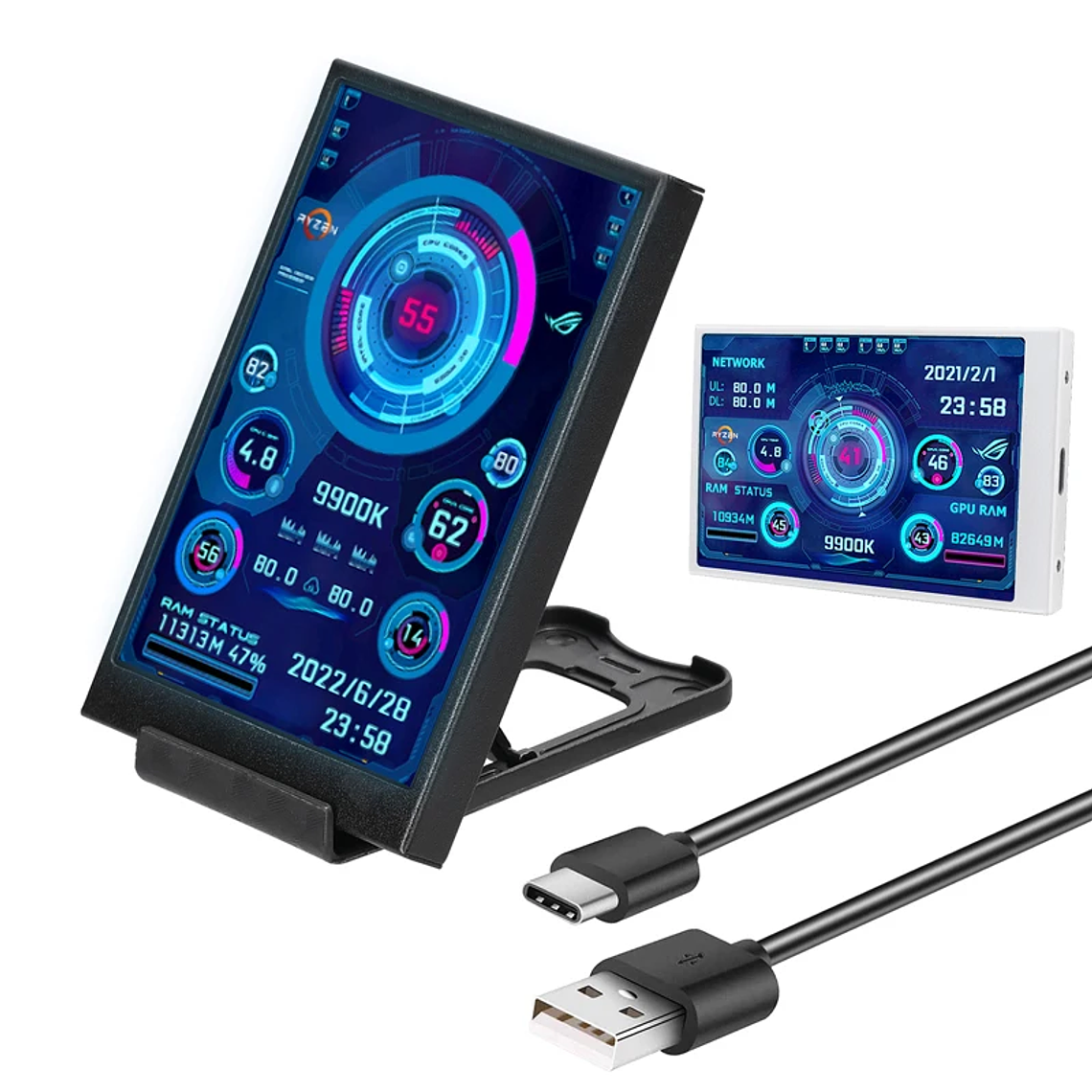 Pantalla secundaria Alimentada por USB 3.5  1