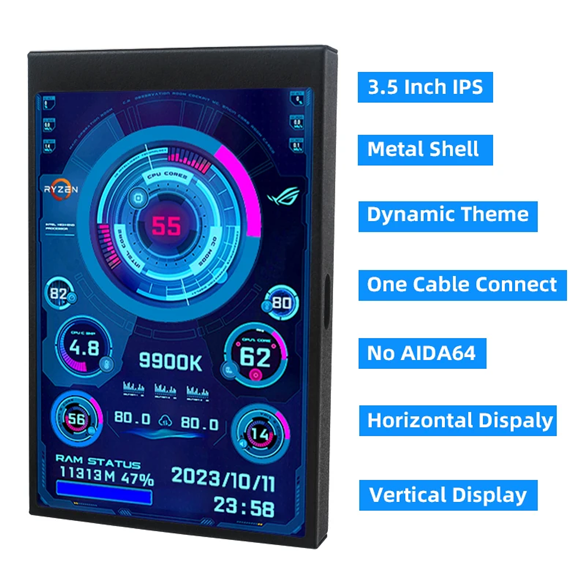 Pantalla secundaria Alimentada por USB 3.5  2