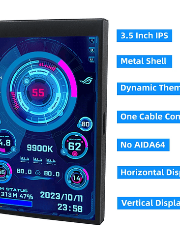 Pantalla secundaria Alimentada por USB 3.5  2