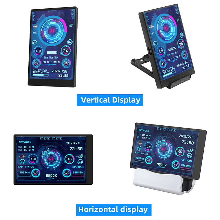 Pantalla secundaria Alimentada por USB 3.5  4