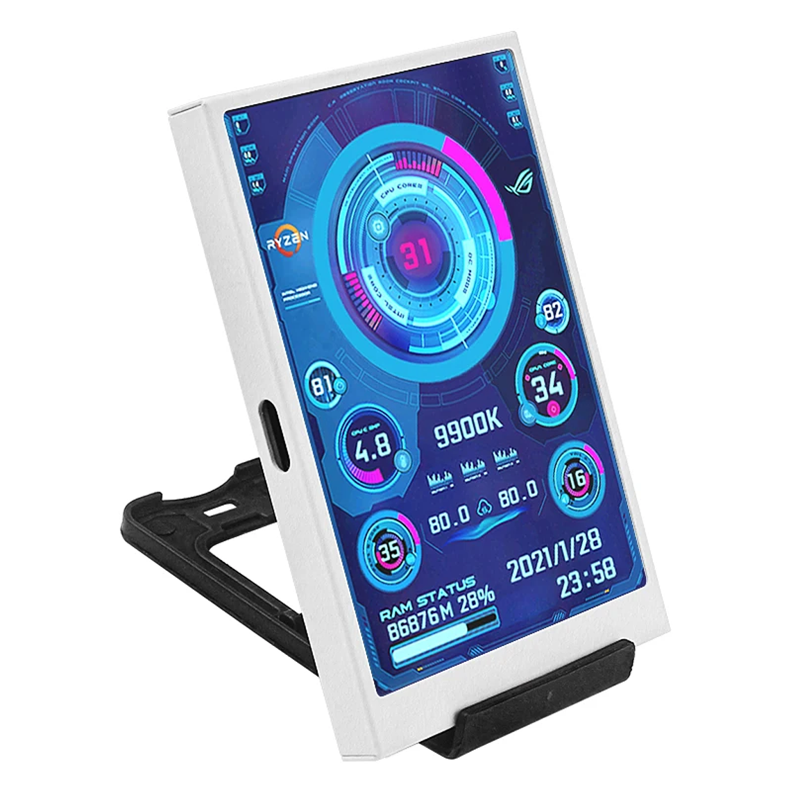 Pantalla secundaria Alimentada por USB 3.5  7