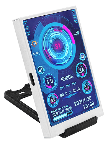 Pantalla secundaria Alimentada por USB 3.5  7