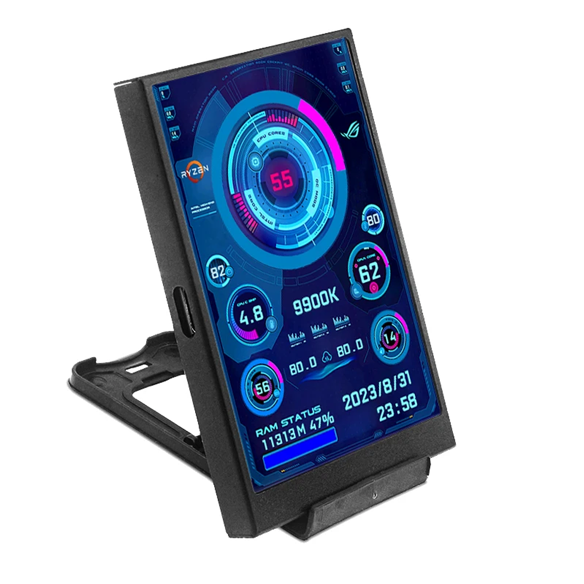 Pantalla secundaria Alimentada por USB 3.5  8