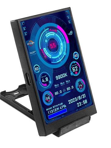 Pantalla secundaria Alimentada por USB 3.5  8