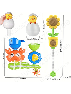 Set de Baño Interactivo, excelente fijacion y durabilidad