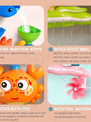 Set de Baño Interactivo, excelente fijacion y durabilidad 6