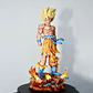 Figura goku Super Sayayin con Base Planeta Namekusein 