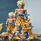 Figura goku Super Sayayin con Base Planeta Namekusein 