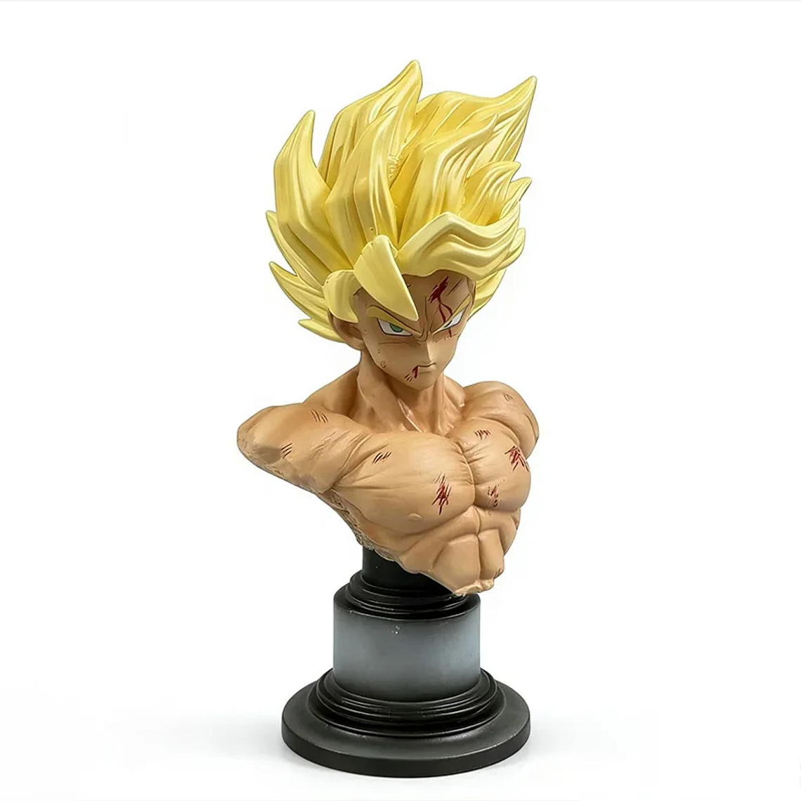 Figura goku Super Sayayin con Base Planeta Namekusein 