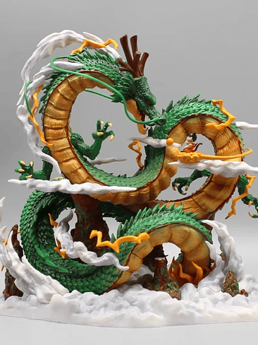 🐉 Figura realista ShengLong + Base + Goku nube voladora. Coleccionable Bandai 🐉 3