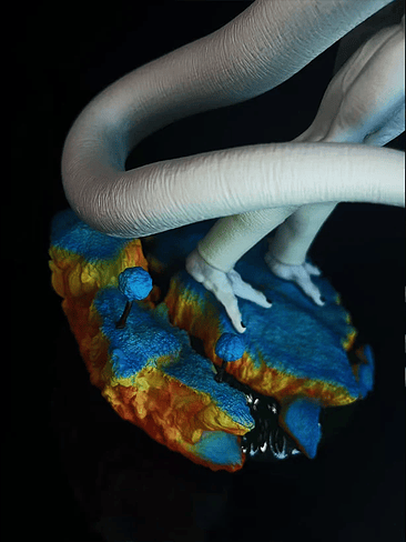 Figura Coleccionable realista Freezer c/Base Namekusein 27cm 4