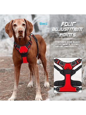 🐕‍🦺 Arnés para Perro Ajustable y Reflectante – Máxima Comodidad y Control