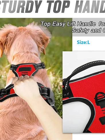 🐕‍🦺 Arnés para Perro Ajustable y Reflectante – Máxima Comodidad y Control 4