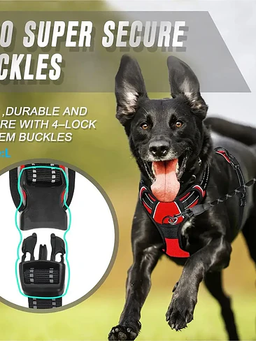 🐕‍🦺 Arnés para Perro Ajustable y Reflectante – Máxima Comodidad y Control 5