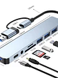 8 in 2 USB +Type C HUB Multi Puerto - Miniatura 1