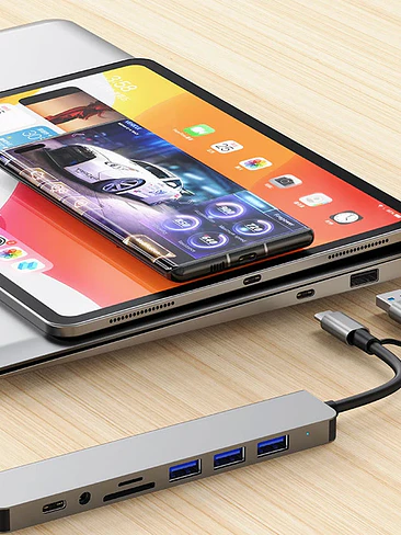 8 in 2 USB +Type C HUB Multi Puerto 2