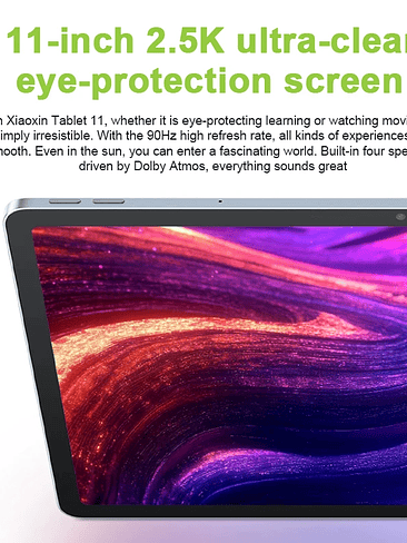  Lenovo Xiaoxin Pad 11 2025 Tablet 11 inch 2.5K  Versiones 6Ram 128SSD / 8Ram 128SSD 6