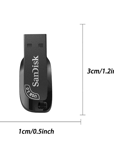 Memoria USB 3.2 Sandisk de 128 GB, 64 GB y 32 GB para Multiproposito 3