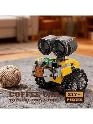 🤖Disney Robot Wall E Figura Armable, 217 Piezas, Colecionable. 🤖
