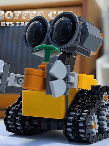 🤖Disney Robot Wall E Figura Armable, 217 Piezas, Colecionable. 🤖 4