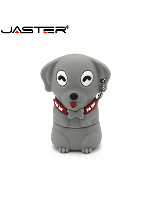 JASTER - Memoria USB con forma de perro (64 GB, 32 GB, regalo creativo para niños), llavero gratis de 16 GB