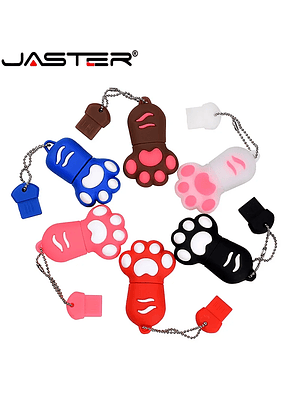JASTER - Memoria USB Kawai Patita / con llavero Variedad de Colores