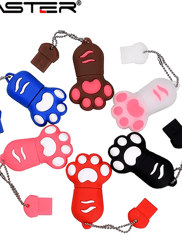 JASTER - Memoria USB Kawai Patita / con llavero Variedad de Colores 2