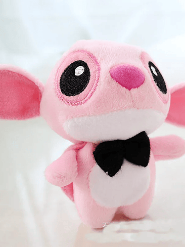🧸 Peluches Estilo Alien Azul y Rosa – Dúo Adorable con Colgador 7
