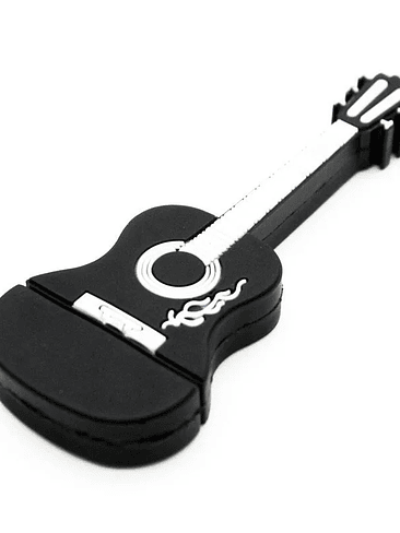 Unidad flash USB 2.0 de 128 GB con diseño de instrumento musical y notas de violín, color 64 GB, llavero de regalo 2