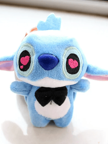 🧸 Peluches Estilo Alien Azul y Rosa – Dúo Adorable con Colgador 8