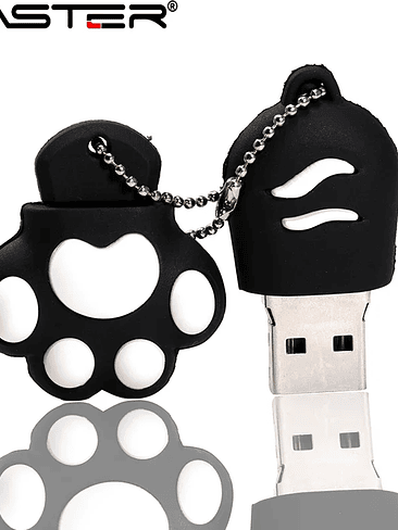 JASTER - Memoria USB Kawai Patita / con llavero Variedad de Colores 4