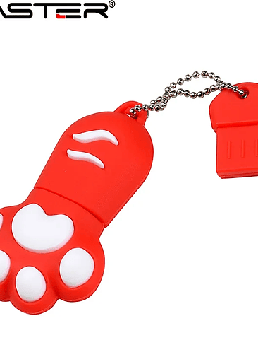 JASTER - Memoria USB Kawai Patita / con llavero Variedad de Colores 5