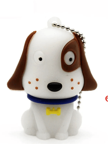 JASTER - Memoria USB con forma de perro (64 GB, 32 GB, regalo creativo para niños), llavero gratis de 16 GB 8