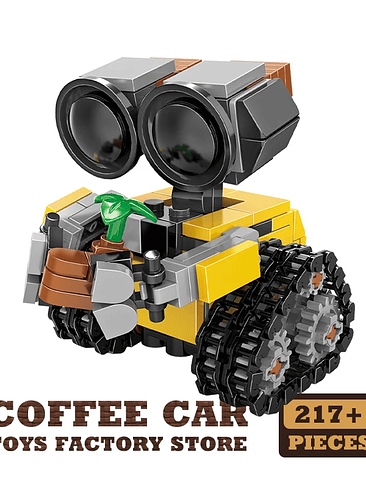 🤖Disney Robot Wall E Figura Armable, 217 Piezas, Colecionable. 🤖 7