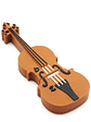 Unidad flash USB 2.0 de 128 GB con diseño de instrumento musical y notas de violín, color 64 GB, llavero de regalo - Miniatura 6