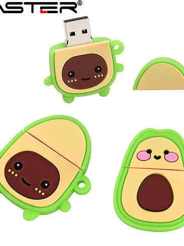 🥑 Memoria USB Diseño Aguacate – Divertida, Compacta y Portátil 6