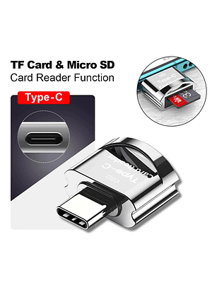 Lector de tarjetas USB 3.0 tipo C para iPhone IOS13, adaptador de tarjeta de memoria TF, lector de tarjetas para Samsung, Xiaomi, mini lector de tarjetas micro