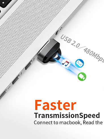 Adaptador mini USB Micro USB 2.0 de alta velocidad 2