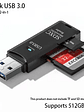  Lector de tarjetas USB 3.0 multifunción 2 en 1 - Miniatura 8