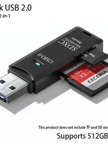  Lector de tarjetas USB 3.0 multifunción 2 en 1 11