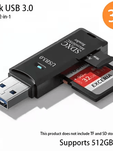  Lector de tarjetas USB 3.0 multifunción 2 en 1 19