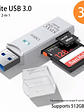  Lector de tarjetas USB 3.0 multifunción 2 en 1 - Miniatura 23