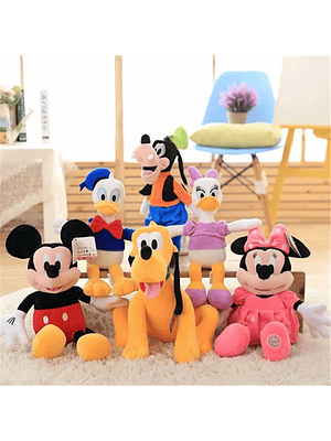 🧸 Peluche Estilo Minnie con Vestido Rojo – Suave y Adorable 