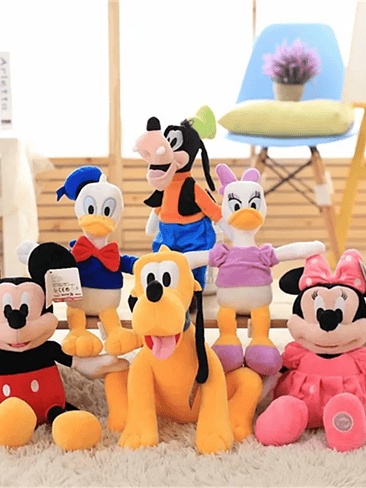 🧸 Peluche Estilo Minnie con Vestido Rojo – Suave y Adorable  1