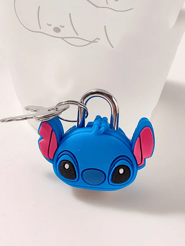 Disney Anime Stitch Candado de Seguridad  4