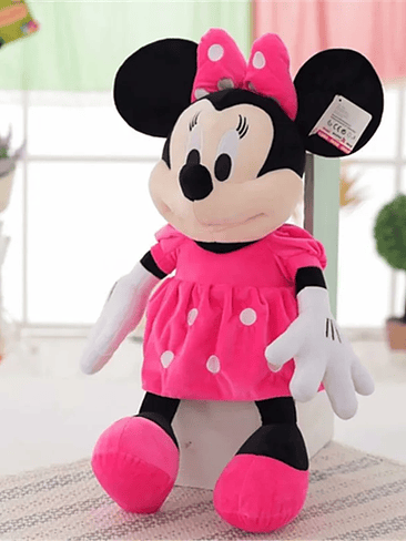 🧸 Peluche Estilo Minnie con Vestido Rojo – Suave y Adorable  8