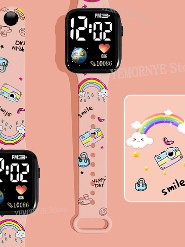 ⌚✨ Reloj Digital Infantil – Diseños Disney, Bob Esponja y Más ✨⌚ 9