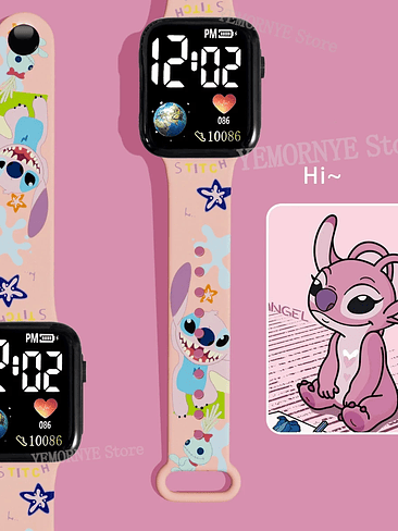 ⌚✨ Reloj Digital Infantil – Diseños Disney, Bob Esponja y Más ✨⌚ 11